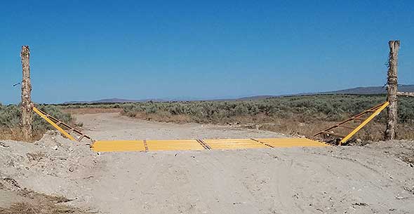 Cattle Guard Installed